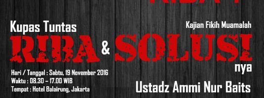 Kupas Tuntas Riba & Solusinya !!!