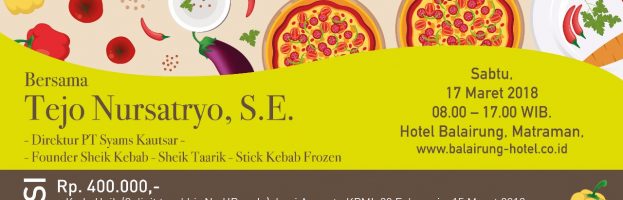 Workshop Bisnis Kuliner Seri 2 : “Cara Menyusun Anggaran dan Menghitung HPP”